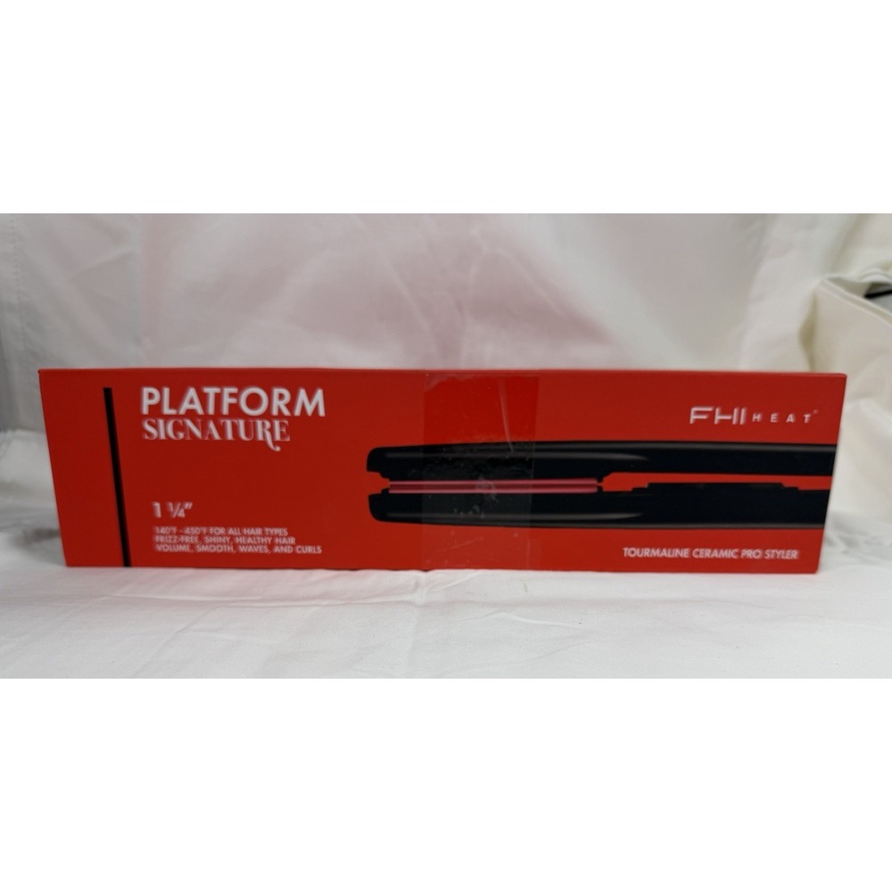 FHI Heat platform signature tourmaline ceramic pro styler 1 1/4, Open Box